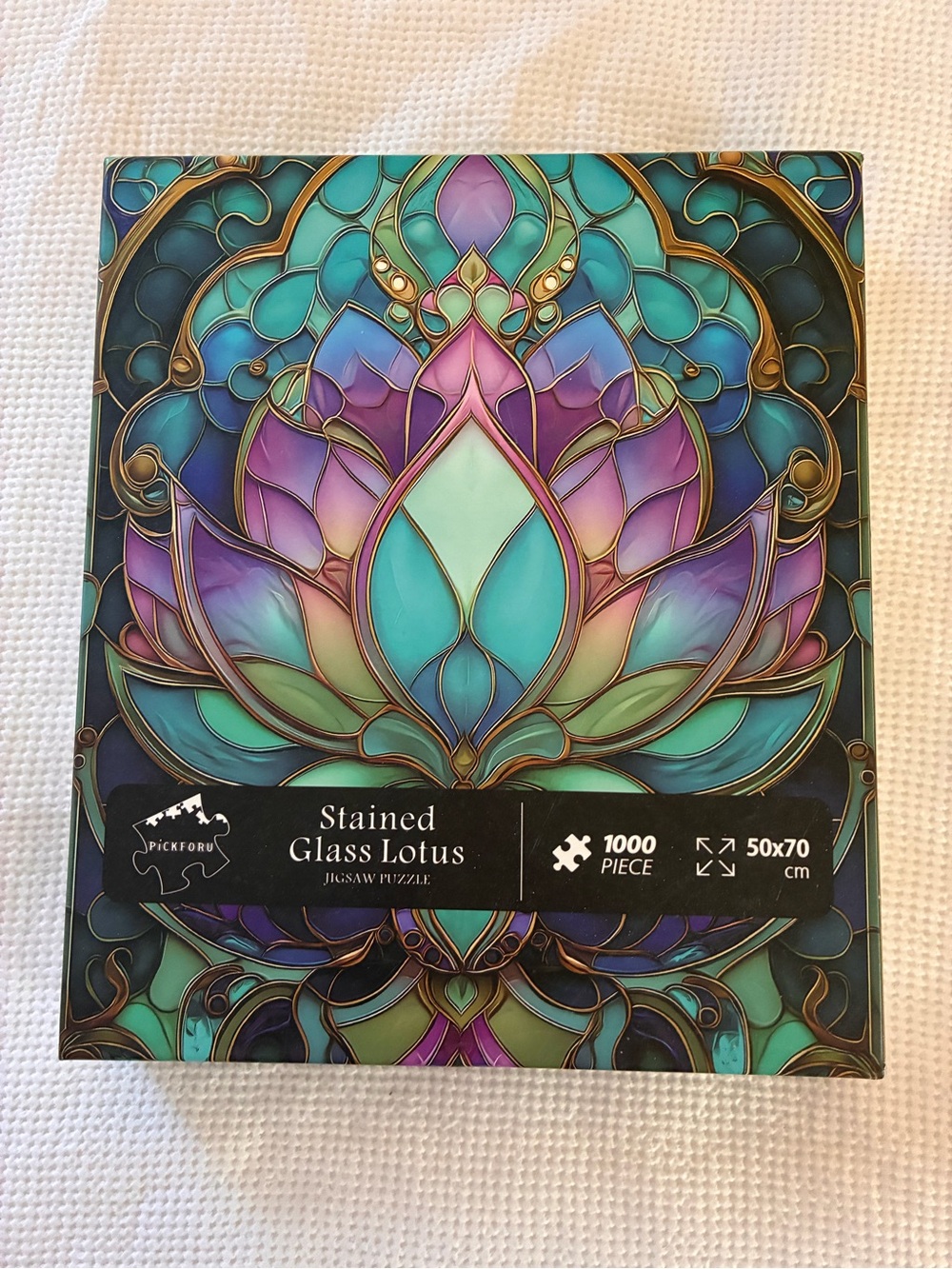 Jigsaw Puzzle — Teal & Purple 1000 pieces